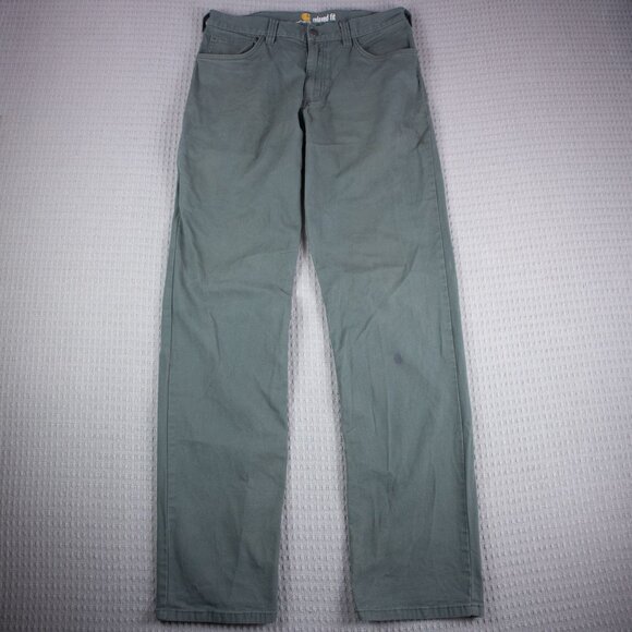 Carhartt Relaxed Fit Straight Relaxed Cut Cotton Pants 32x36 - Picture 2 of 8